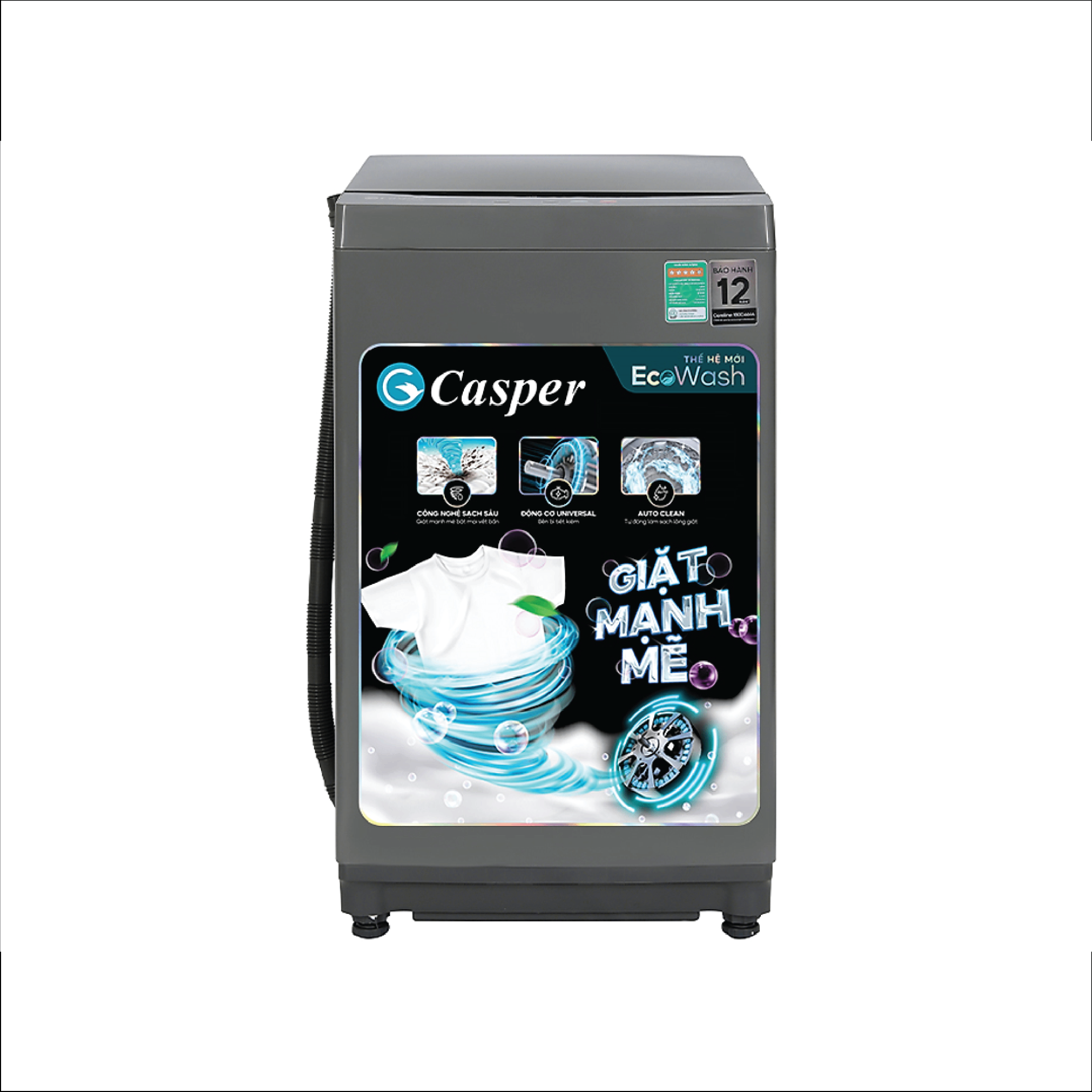 Máy giặt Casper 8.5 kg WT-85NG1