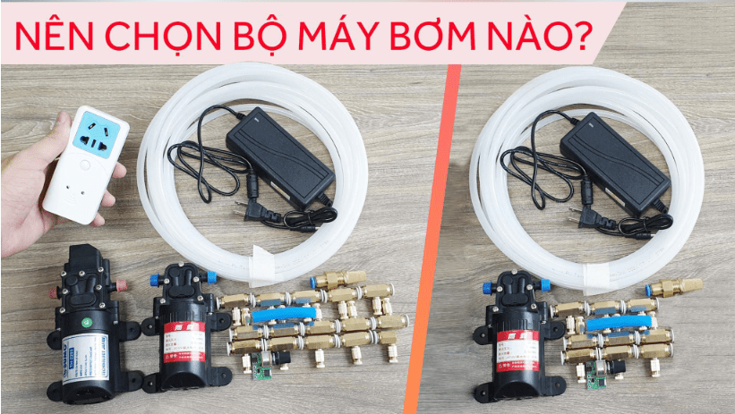 HƯỚNG DẪN CHỌN COMBO MÁY BƠM PHUN SƯƠNG PHÙ HỢP VỚI NHU CẦU - BANLINHKIEN.COM
