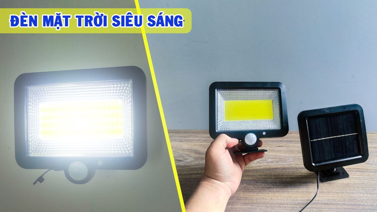 Đèn Năng Lượng Mặt Trời 100 LED SIÊU SÁNG CHẾ SẠC DỰ PHÒNG CHO ĐIỆN THOẠI- Banlinhkien.com