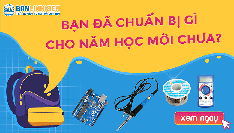 NHỮNG ĐỒ DÙNG, LINH KIỆN KHÔNG THỂ THIẾU KHI HỌC ĐIỆN TỬ