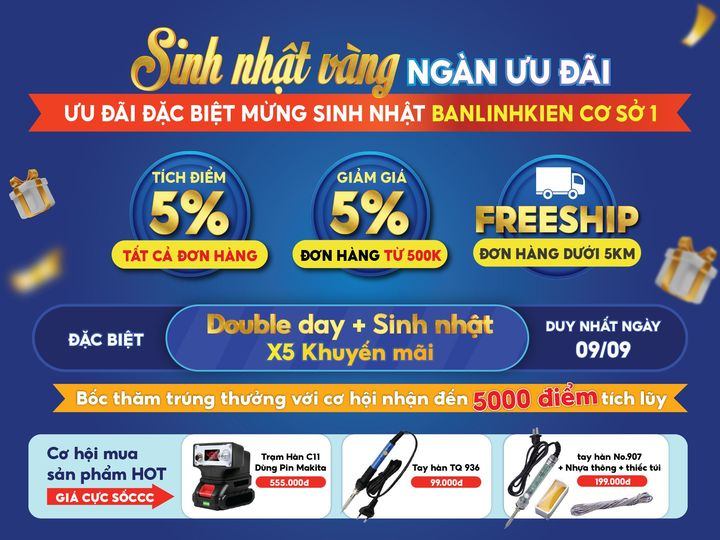 MỪNG SINH NHẬT BANLINHKIEN CS1