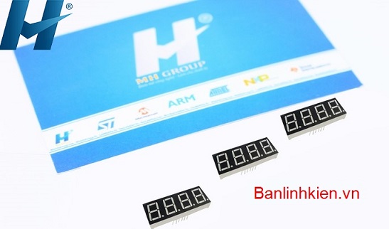 Led 7 0.36 4 Số Anot (Sáng Đỏ)