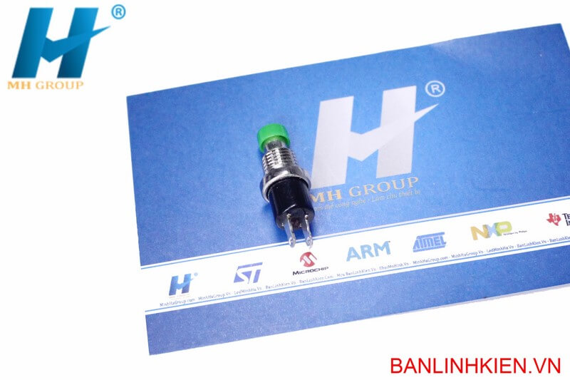 Công Tắc Đề PBS-111G 6MM Xanh Lá (Thường Đóng)