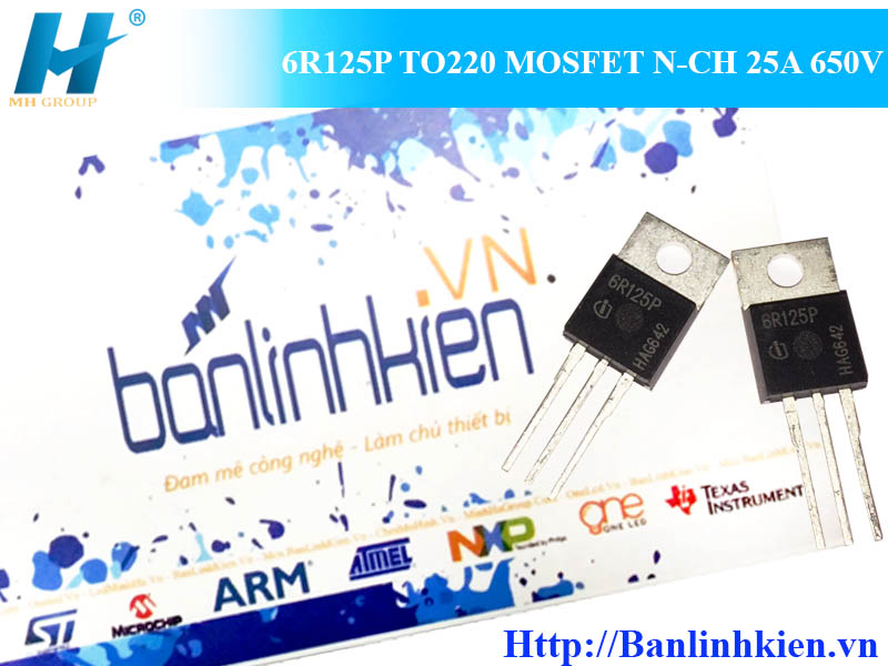 6R125P TO220 MOSFET N-CH 25A 650V