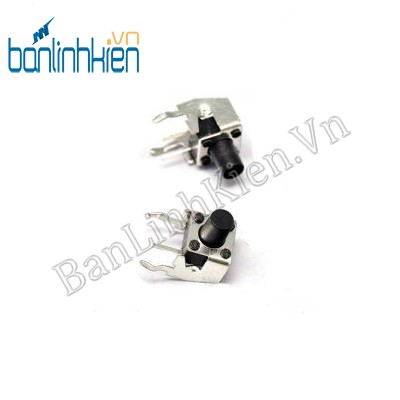Nút Nhấn 2 Chân 6x6x5MM DIP (Chân Cong)