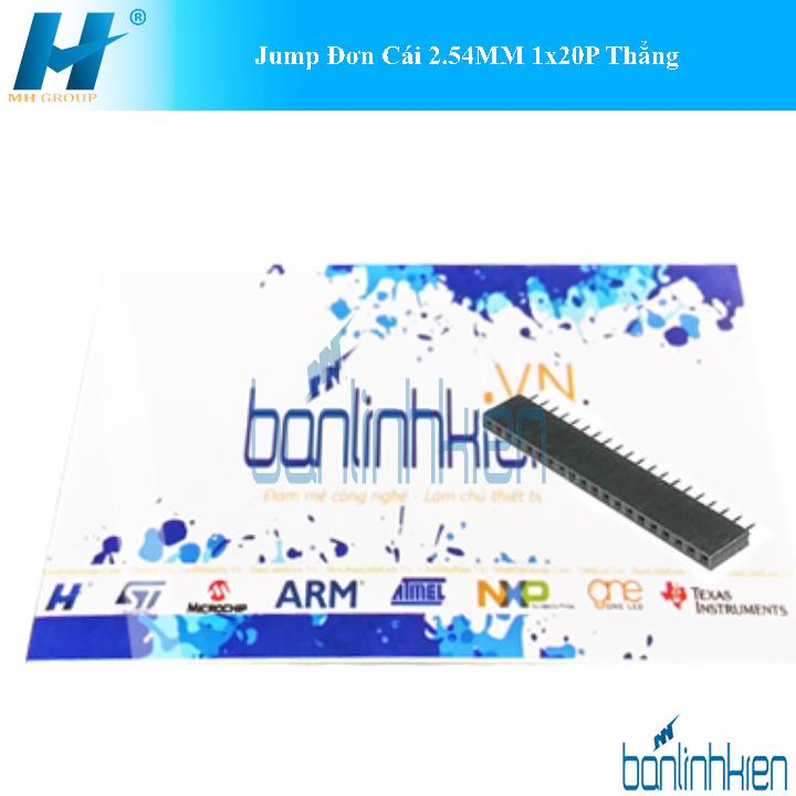 Jump Đơn Cái 2.54MM 1x20P Thẳng