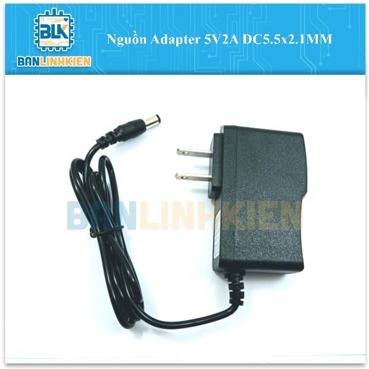 Nguồn Adapter 5V2A DC5.5x2.1MM