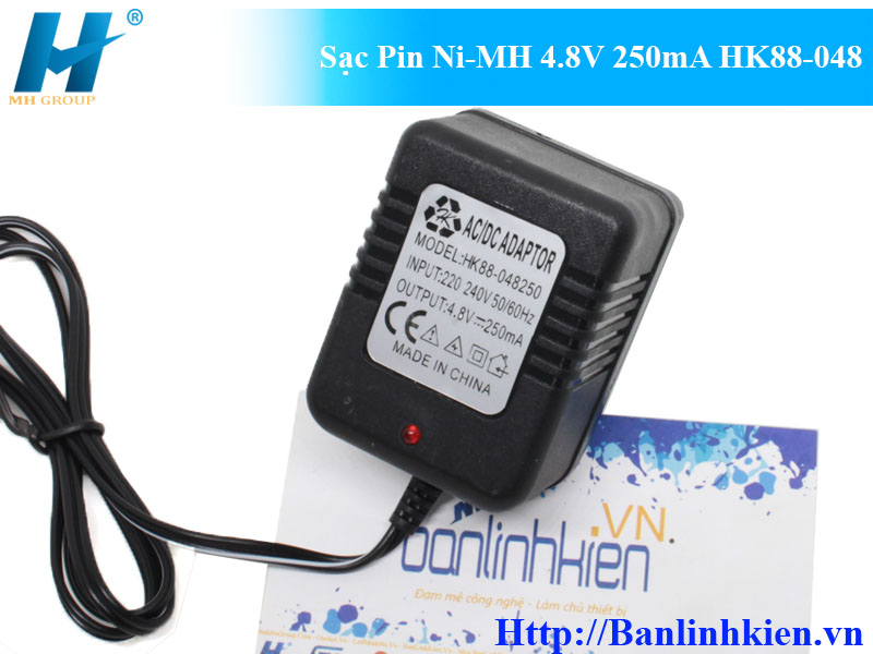 Sạc Pin Ni-MH 4.8V 250mA HK88-048