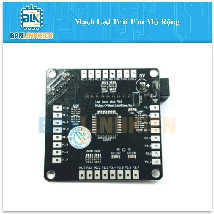 Mạch Led Trái Tim Mở Rộng