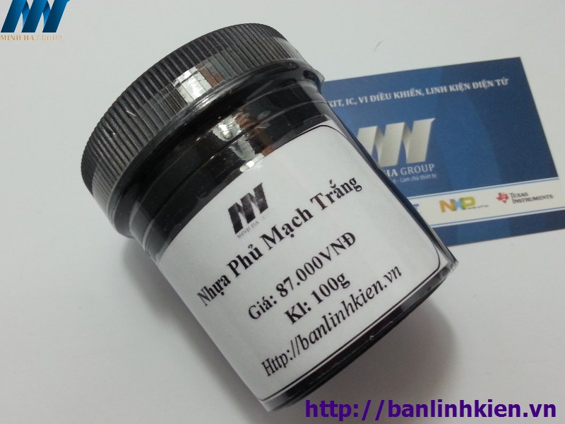 Nhựa Phủ Mạch UV 100g Màu Trắng