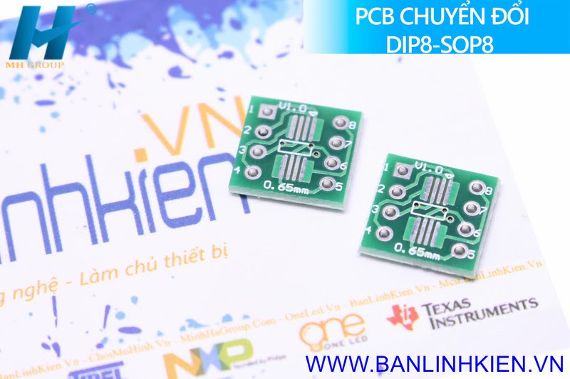 PCB Chuyển Đổi DIP8-SOP8