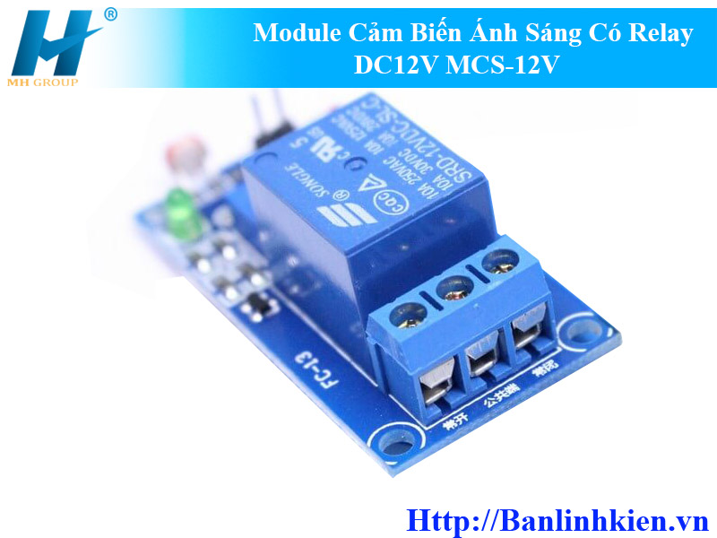 Module Cảm Biến Ánh Sáng Có Relay DC12V MCS-12V