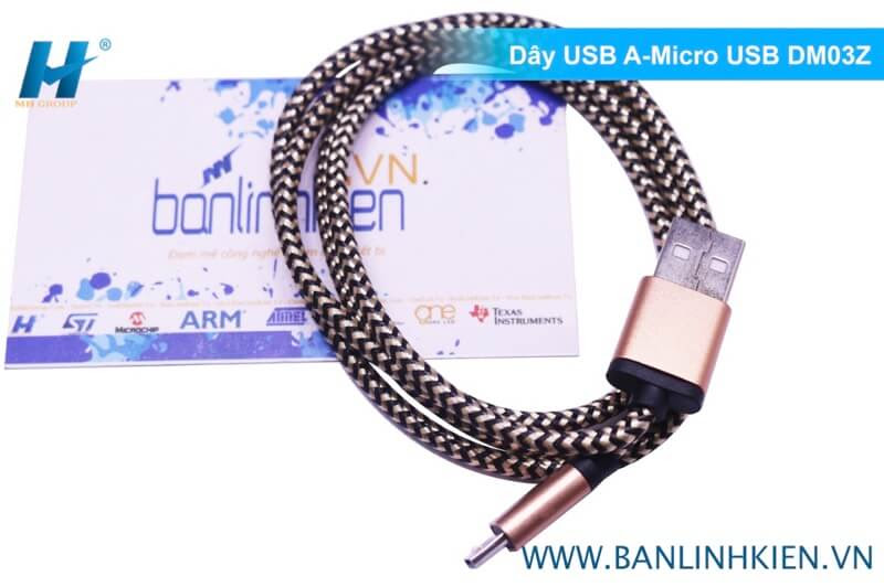 Dây USB A-Micro USB DM03Z