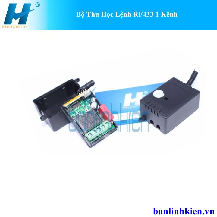 Bộ Thu Học Lệnh RF433 1 Kênh