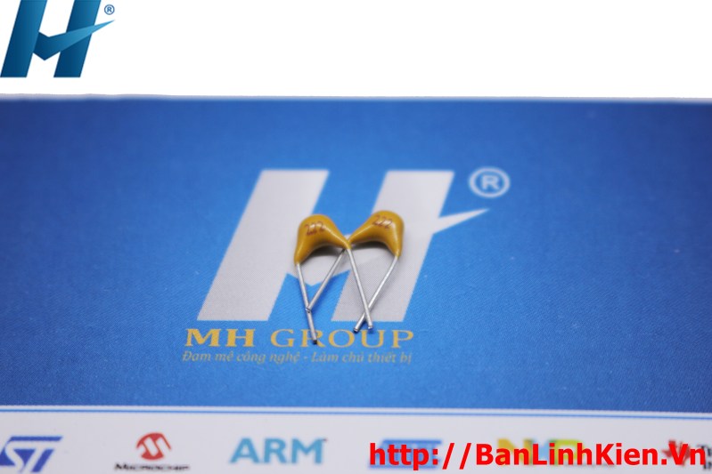 Tụ Tantalum 222-2.2nF 50V 20% DIP5.08 (Sứ Vàng-10PCS)