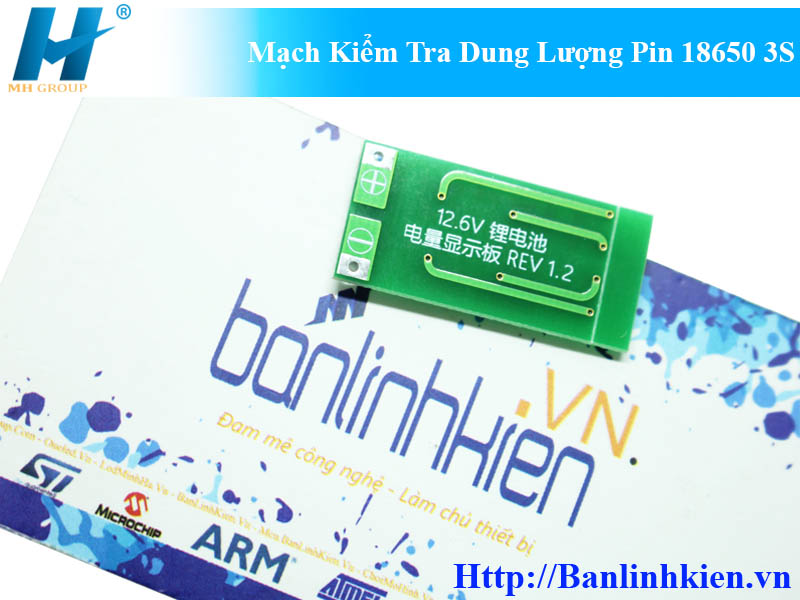 Mạch Kiểm Tra Dung Lượng Pin 18650 3S