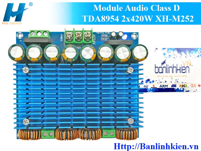 Module Audio Class D TDA8954 2x420W XH-M252