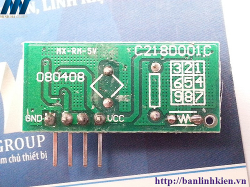 Module Thu RF433 Chưa Mã Hóa