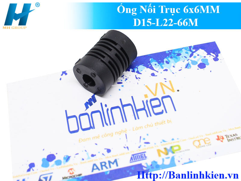 Ống Nối Trục 6x6MM D15-L22-66M