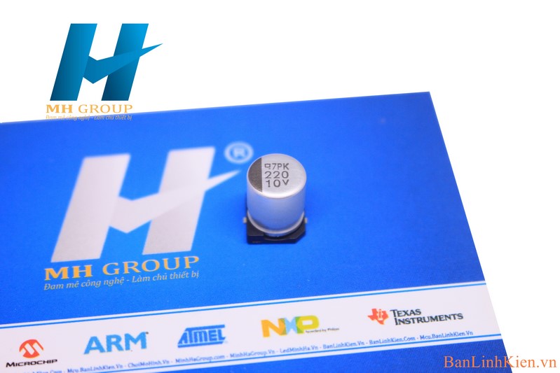 Tụ Nhôm 220uF 10V