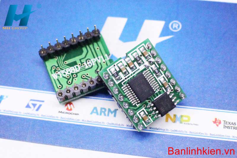 Module Ghi Đọc Âm Thanh WT588D Arduino