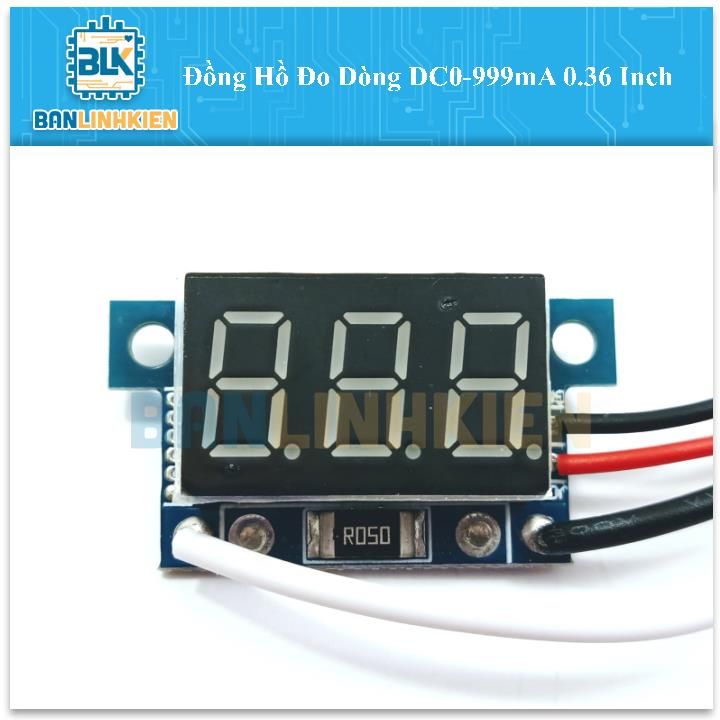 Đồng Hồ Đo Dòng DC0-999mA 0.36 Inch