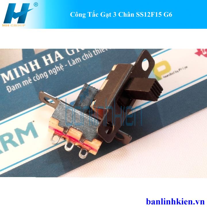 Công Tắc Gạt 3 Chân SS12F15 G6