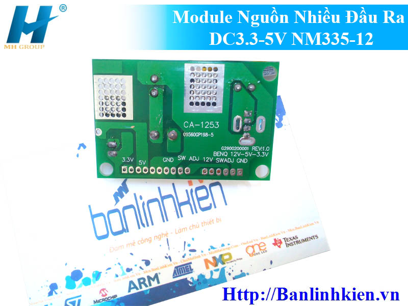 Module Nguồn Nhiều Đầu Ra DC3.3-5V NM335-12