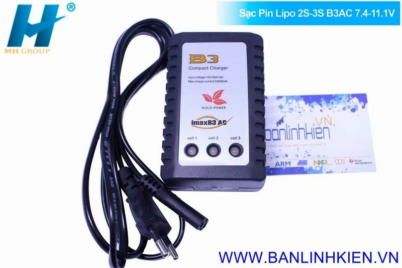 Sạc Pin Lipo 2S-3S B3AC(RC) 7.4-11.1V