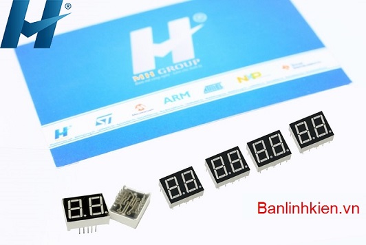 Led 7 0.36 2 Số Anot ( Sáng Đỏ)
