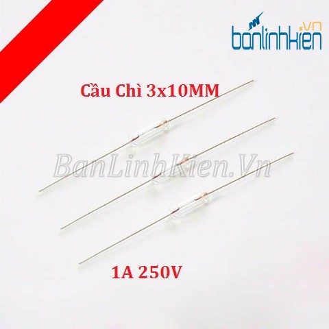 Cầu Chì 1A 3x10MM (10c)