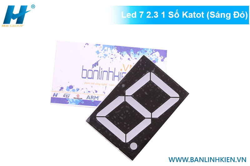 Led 7 2.3 1 Số Katot (Sáng Đỏ)