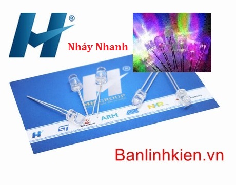 Led 5MM 7 Mầu Nháy Nhanh (5c)