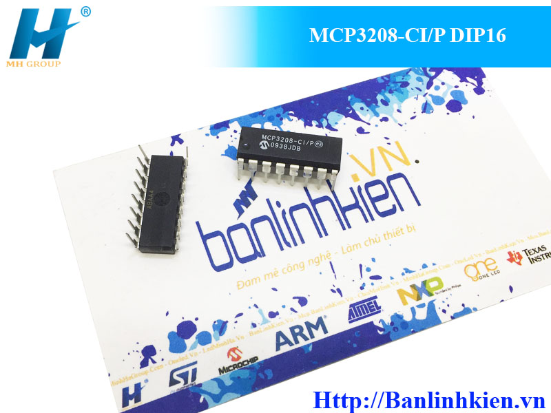 MCP3208-CI/P DIP16