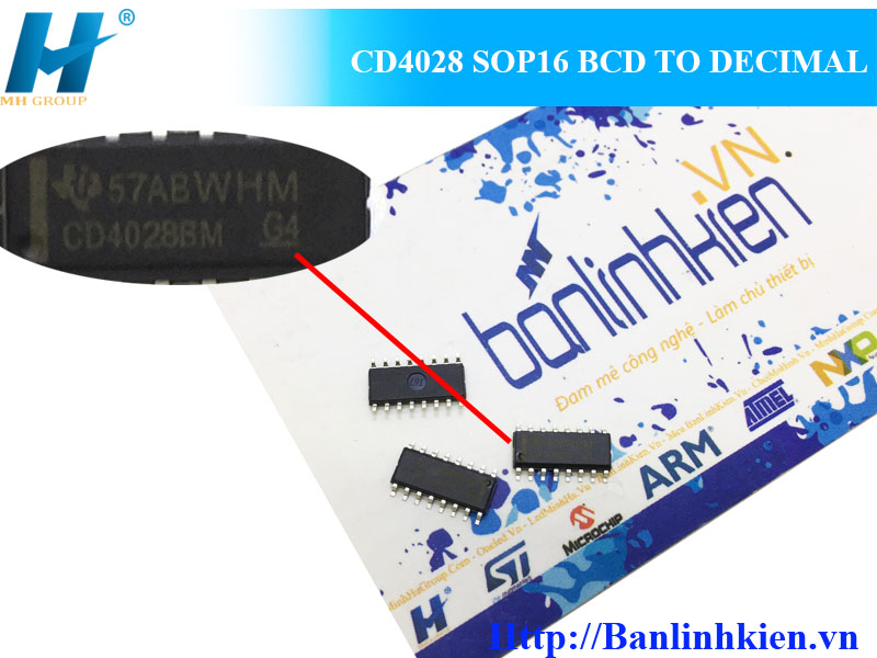 CD4028 SOP16 BCD TO DECIMAL