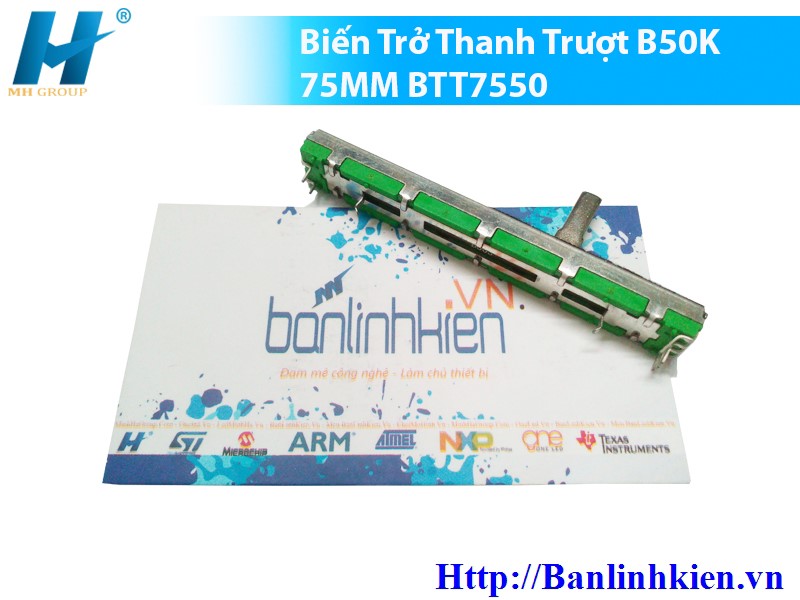 Biến Trở Thanh Trượt B50K 75MM BTT7550