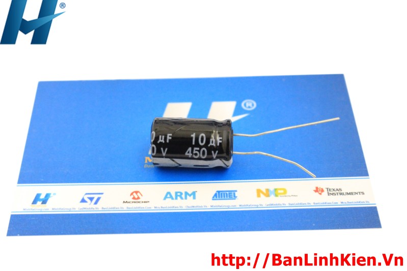 Tụ Hóa 10uF 450V 13x20MM