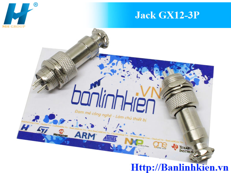 Bộ Jack GX12-3P