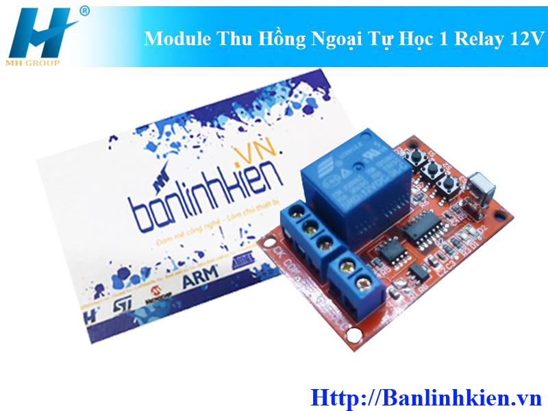 Module Thu Hồng Ngoại Tự Học 1 Relay 12V