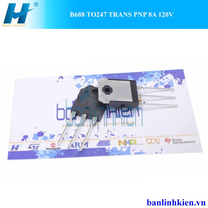 B688 TO247 TRANS PNP 8A 120V