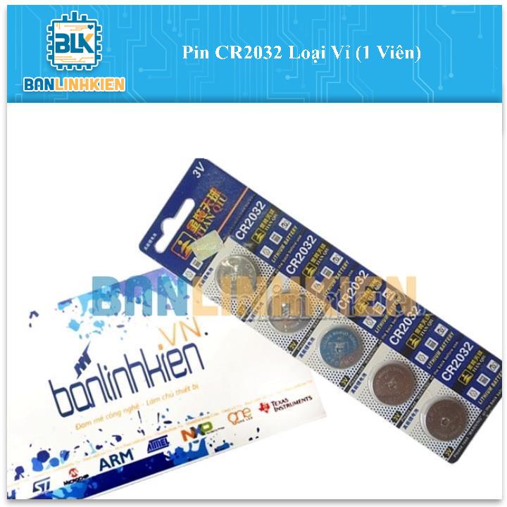 Pin CR2032 Loại Vỉ (1 Viên)