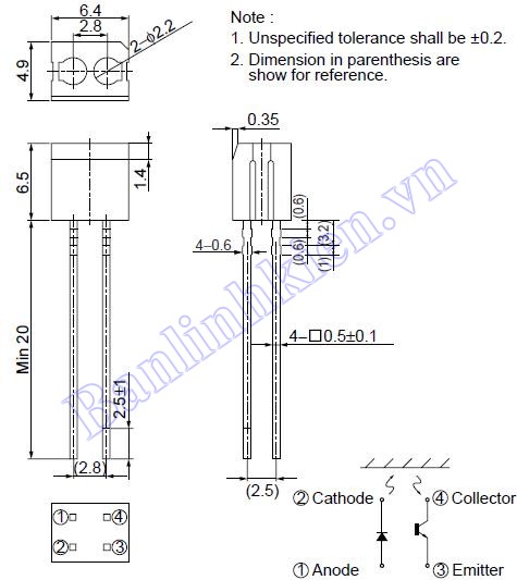 Cảm Biến Hồng Ngoại RPR220