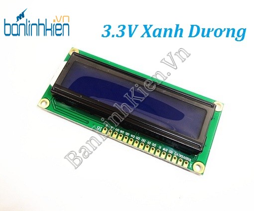 LCD1602 Xanh Dương 3.3-5V