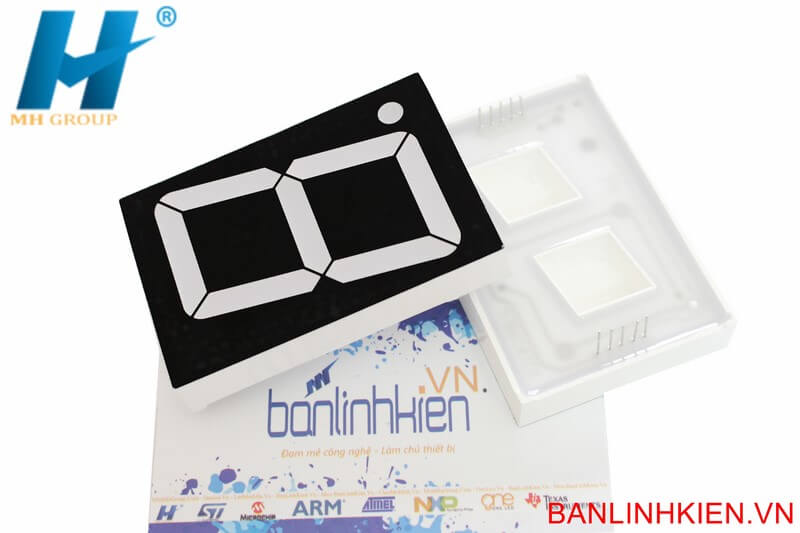 Led 7 2.3 1 Số Anot 2 Màu Xanh Đỏ