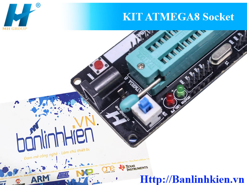 KIT ATMEGA8 Socket