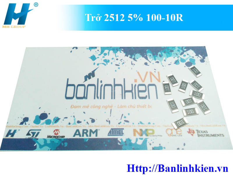 Trở 2512 5% 100-10R 1W