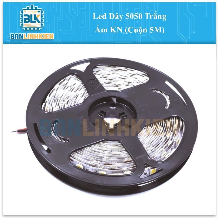 Led Dây 5050 Trắng Ấm KN (Cuộn 5M)