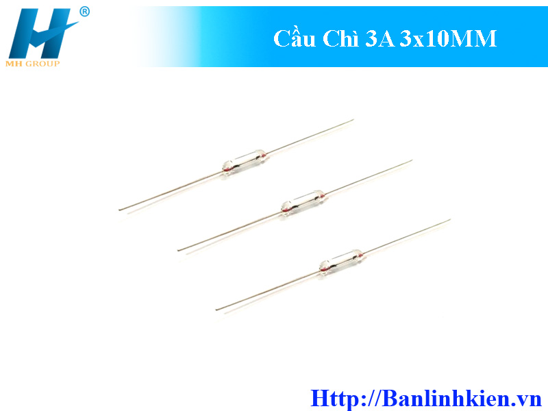 Cầu Chì 3A 3x10MM (10c)