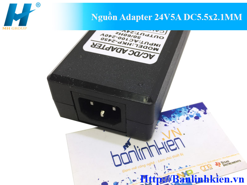 Nguồn Adapter 24V5A DC5.5x2.1MM