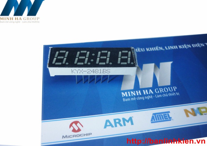 Led 7 0.28 4 Số Anot ( Màu Đỏ)
